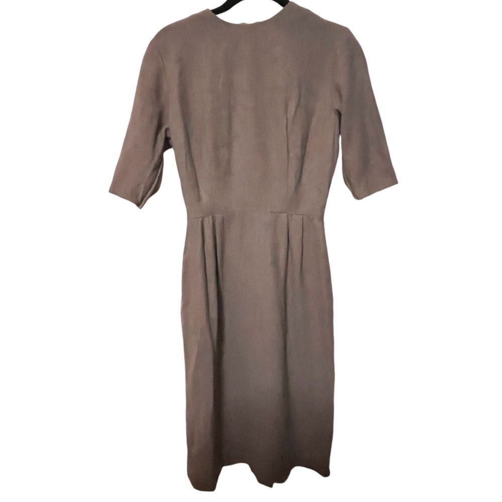 Vintage Dress 40s 50s Fashion Frocks Dress Pinup Wiggle Rockabilly Wool XS